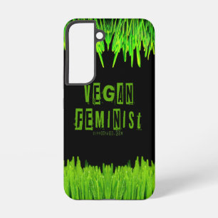 SlipperyJoe's vegane feministische aufmerksamkeits Samsung Galaxy Hülle
