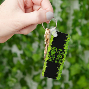 SlipperyJoe's vegane feministische aufmerksamkeits Schlüsselanhänger