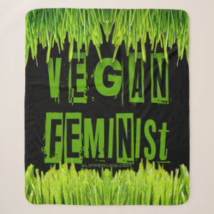SlipperyJoe's vegane feministische aufmerksamkeits Sherpadecke