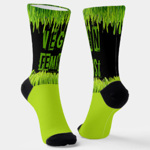 SlipperyJoe's vegane feministische aufmerksamkeits Socken