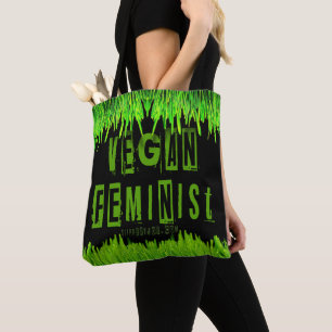 SlipperyJoe's vegane feministische aufmerksamkeits Tasche