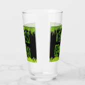 SlipperyJoe's Veganer feministischer Gräser-Wortbl Glas (Links)