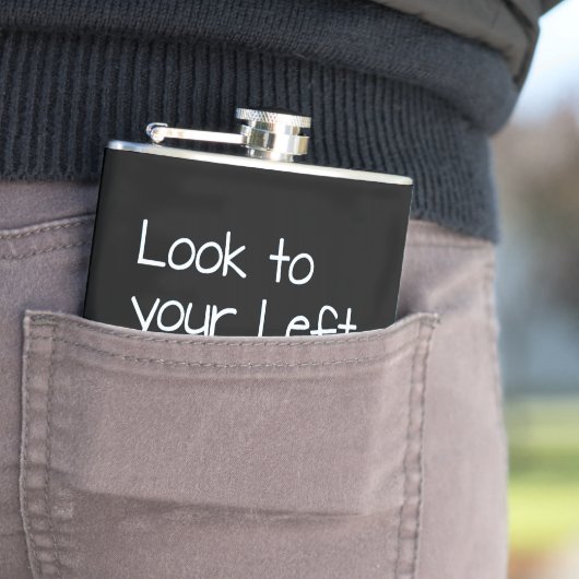 SlipperyJoe's verlassen aussehen lustig, dunkel Pf Flachmann (Beispiel)