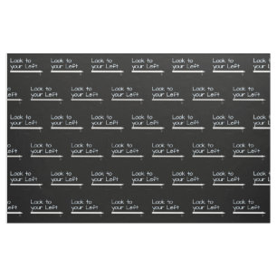 SlipperyJoe's verlassen aussehen lustig, dunkel Pf Stoff