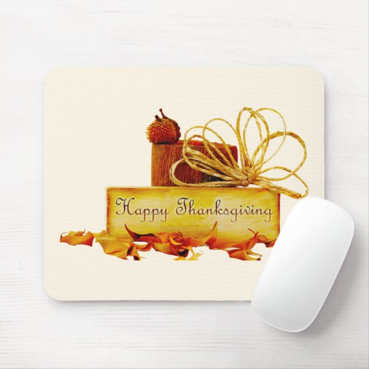 SlipperyJoe's warme festliche Thanksgiving-Stimmun Mousepad (Mit Mouse)