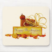 SlipperyJoe's warme festliche Thanksgiving-Stimmun Mousepad (Vorne)