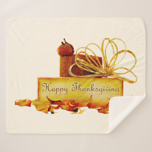 SlipperyJoe's warme festliche Thanksgiving-Stimmun Sherpadecke