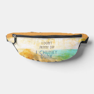 SlipperyJoe's warme idyllische Strand Szene campy  Bauchtasche
