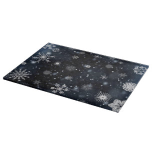 SlipperyJoes Weihnachten winterlich magisch friedl Schneidebrett