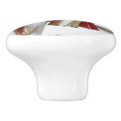 SlipperyJoe's Weihnachts-Shopping-White Paper Spir Keramikknauf (Seitenansicht)