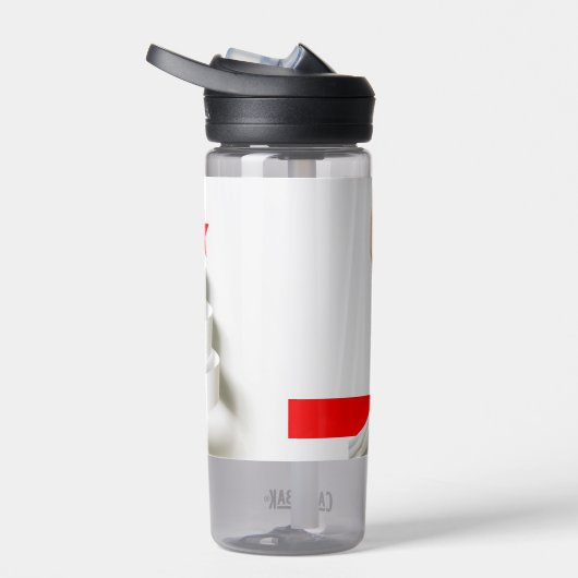 SlipperyJoe's Weihnachts-Shopping-White Paper Spir Trinkflasche (Rechts)