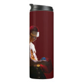 SlipperyJoe's Weihnachts-Weihnachts-Shirtlemen-Url Thermosbecher (Nach rechts gedreht)