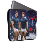 SlipperyJoe's Weihnachtsbäume Urlaub bunt vib Laptopschutzhülle (Vorne Rechts)