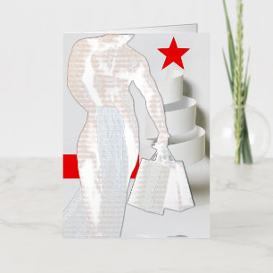 SlipperyJoe's Weihnachtseinkauf weißes Papier Spir