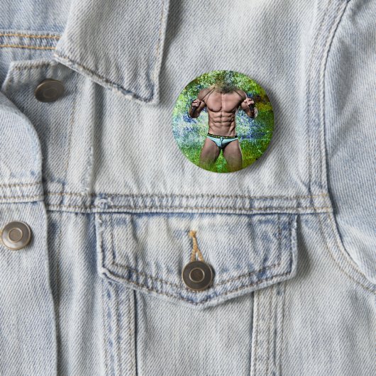 SlipperyJoe's weißer muskulöser sexy Mann Speedo s Button (Beispiel)
