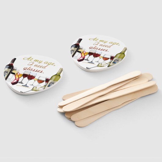 SlipperyJoe's Wine Glasses fermentierter Traubenwe Fächer (Non-assembled)