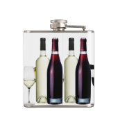SlipperyJoe's Wine Glasses fermentierter Traubenwe Flachmann (Rückseite)