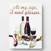 SlipperyJoe's Wine Glasses fermentierter Traubenwe Fotoplatte (Vorderseite)