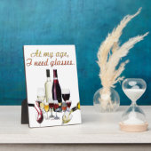 SlipperyJoe's Wine Glasses fermentierter Traubenwe Fotoplatte (Seite)