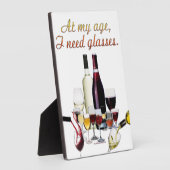 SlipperyJoe's Wine Glasses fermentierter Traubenwe Fotoplatte (Seite)