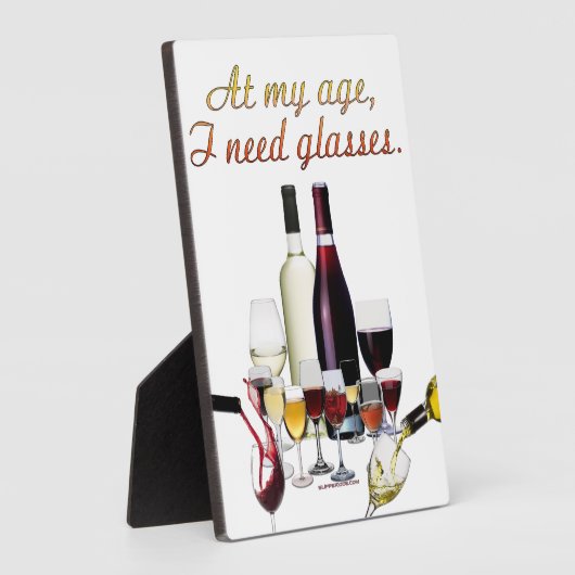 SlipperyJoe's Wine Glasses fermentierter Traubenwe Fotoplatte (Seite)