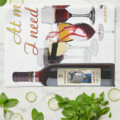 SlipperyJoe's Wine Glasses fermentierter Traubenwe Geschirrtuch (Gefaltet)