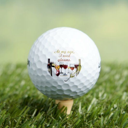 SlipperyJoe's Wine Glasses fermentierter Traubenwe Golfball (Insitu T-Shirt)