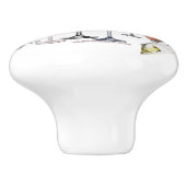 SlipperyJoe's Wine Glasses fermentierter Traubenwe Keramikknauf (Seitenansicht)