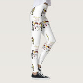 SlipperyJoe's Wine Glasses fermentierter Traubenwe Leggings (Rechts)