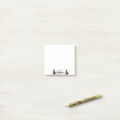 SlipperyJoe's Wine Glasses fermentierter Traubenwe Post-it Klebezettel (Auf Schreibtisch)