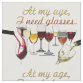 SlipperyJoe's Wine Glasses fermentierter Traubenwe Stoff (Nahaufnahme)