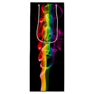 SlipperyJoe's Wolke aus Regenbogen-Energiedampf fi Geschenktüte Für Weinflaschen