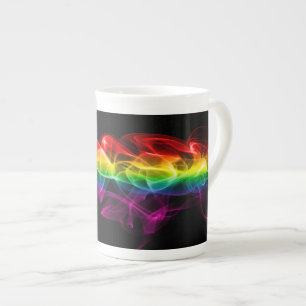 SlipperyJoe's Wolke aus Regenbogen-Energiedampf fi Porzellantasse