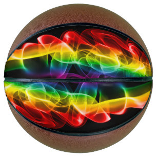 SlipperyJoes Wolke aus Regenbogen-Energiedampf fin Basketball