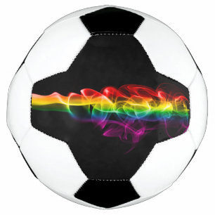 SlipperyJoes Wolke aus Regenbogen-Energiedampf fin Fußball