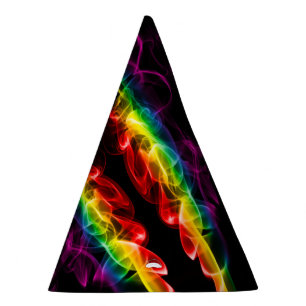 SlipperyJoes Wolke aus Regenbogen-Energiedampf fin Partyhütchen