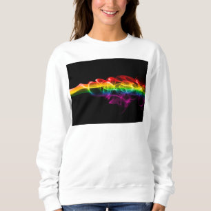 SlipperyJoes Wolke aus Regenbogen-Energiedampf fin Sweatshirt