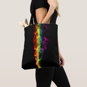 SlipperyJoes Wolke aus Regenbogen-Energiedampf fin Tasche