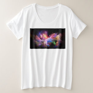 SlipperyJoe's Wolkenkunstwerk abstrakt lebendig su Große Größe T-Shirt