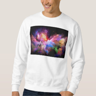 SlipperyJoe's Wolkenkunstwerk abstrakt lebendig su Sweatshirt