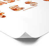 SlipperyJoe's Wurstfest-Wörter langen Fleischsaft Poster (Ecke)