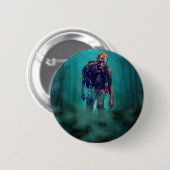 SlipperyJoe's Zombie-Wälder Halloween-Mistbäume b Button (Vorne & Hinten)