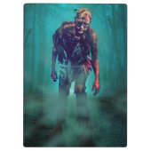 SlipperyJoe's Zombie-Wälder Halloween-Mistbäume b Klemmbrett (Rückseite)