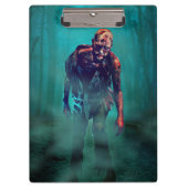 SlipperyJoe's Zombie-Wälder Halloween-Mistbäume b Klemmbrett (Vorderseite)