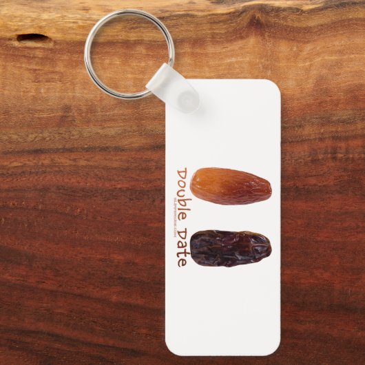 SlipperyJoe's zwei Daten mit zerknitterten Pflaume Schlüsselanhänger (Vorderseite)