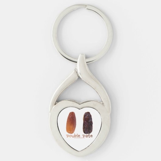 SlipperyJoe's zwei Daten mit zerknitterten Pflaume Schlüsselanhänger (Vorderseite)