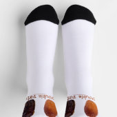 SlipperyJoe's zwei Daten mit zerknitterten Pflaume Socken (Oben)