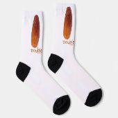 SlipperyJoe's zwei Daten mit zerknitterten Pflaume Socken (Rechts)