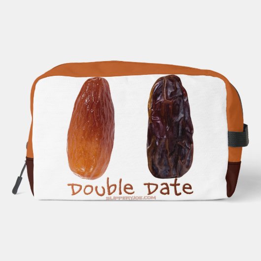 SlipperyJoe's zwei Daten mit zerknitterten Pflaume Waschbeutel (Rückseite)