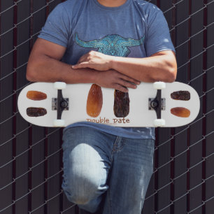 SlipperyJoe's zwei Datteln geschrumpelte runzlige Skateboard